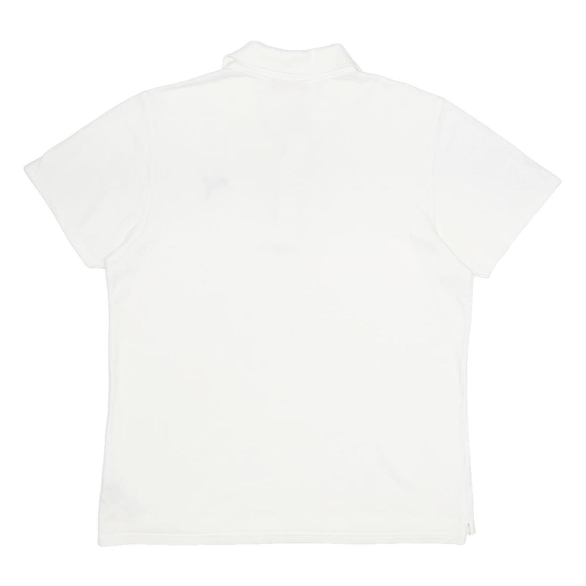 PUMA Mens White Short Sleeve Polo Shirt L Cotton Basic Casual Golf