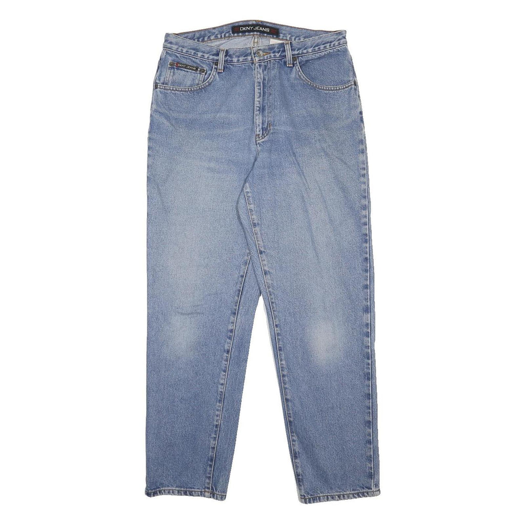 DKNY Womens Jeans Blue Regular Straight Denim Light W30 L29 Classic Fit