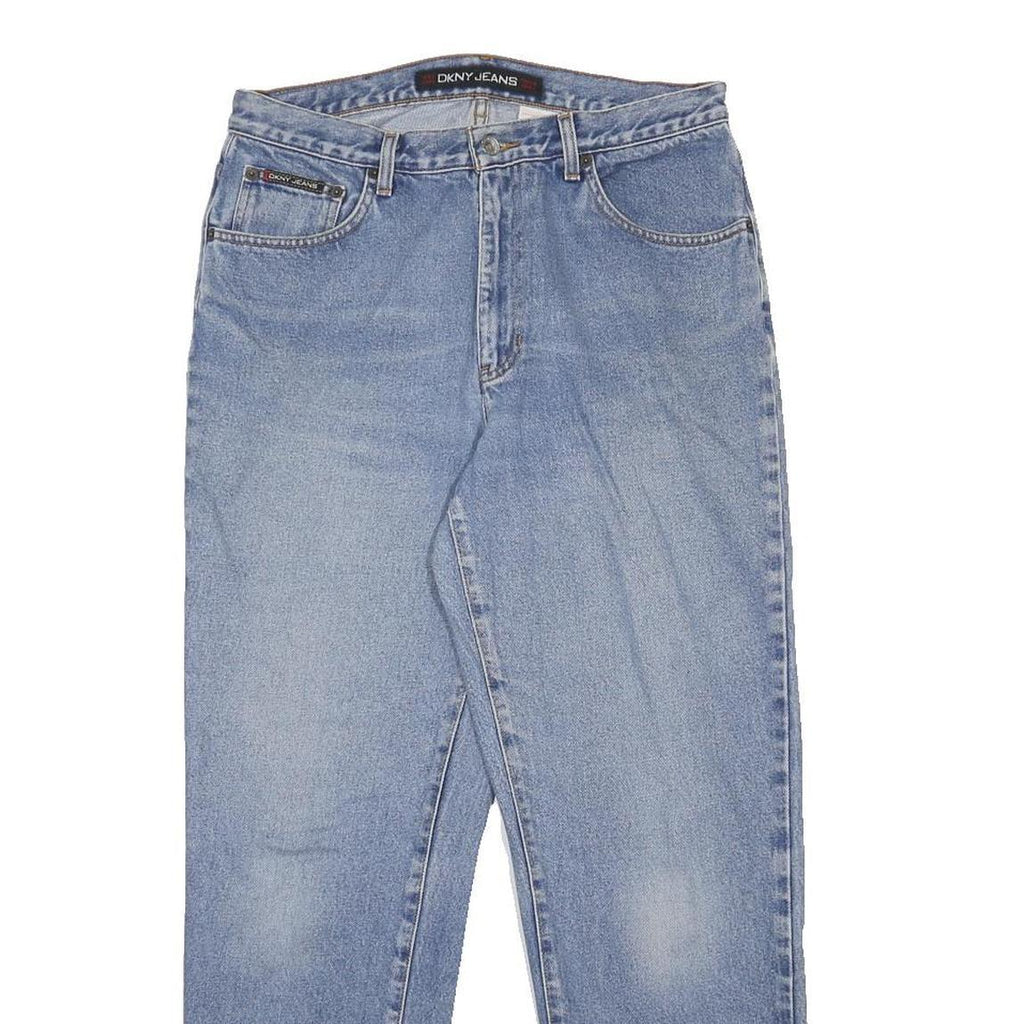 DKNY Womens Jeans Blue Regular Straight Denim Light W30 L29 Classic Fit