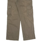 X & MORE Mens Cotton Blend Beige Relaxed Cargo Trousers W34 L30 Utility Pockets