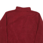 CONTOUR Mens Red Jacket XL Polyester Blend Zip Fleece Casual Wear Outerwear