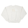 ARTISANS Mens White Cotton Blend Crew Neck XL Textured Sweatshirt Pullover