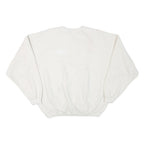 ARTISANS Mens White Cotton Blend Crew Neck XL Textured Sweatshirt Pullover