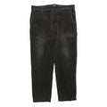 CARHARTT Mens Cotton Blend Black Regular Fit Straight Leg Trousers W34 L28