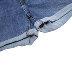 LEVI'S Womens Denim Blue Casual Shorts M W31 Distressed Roll Up Hem