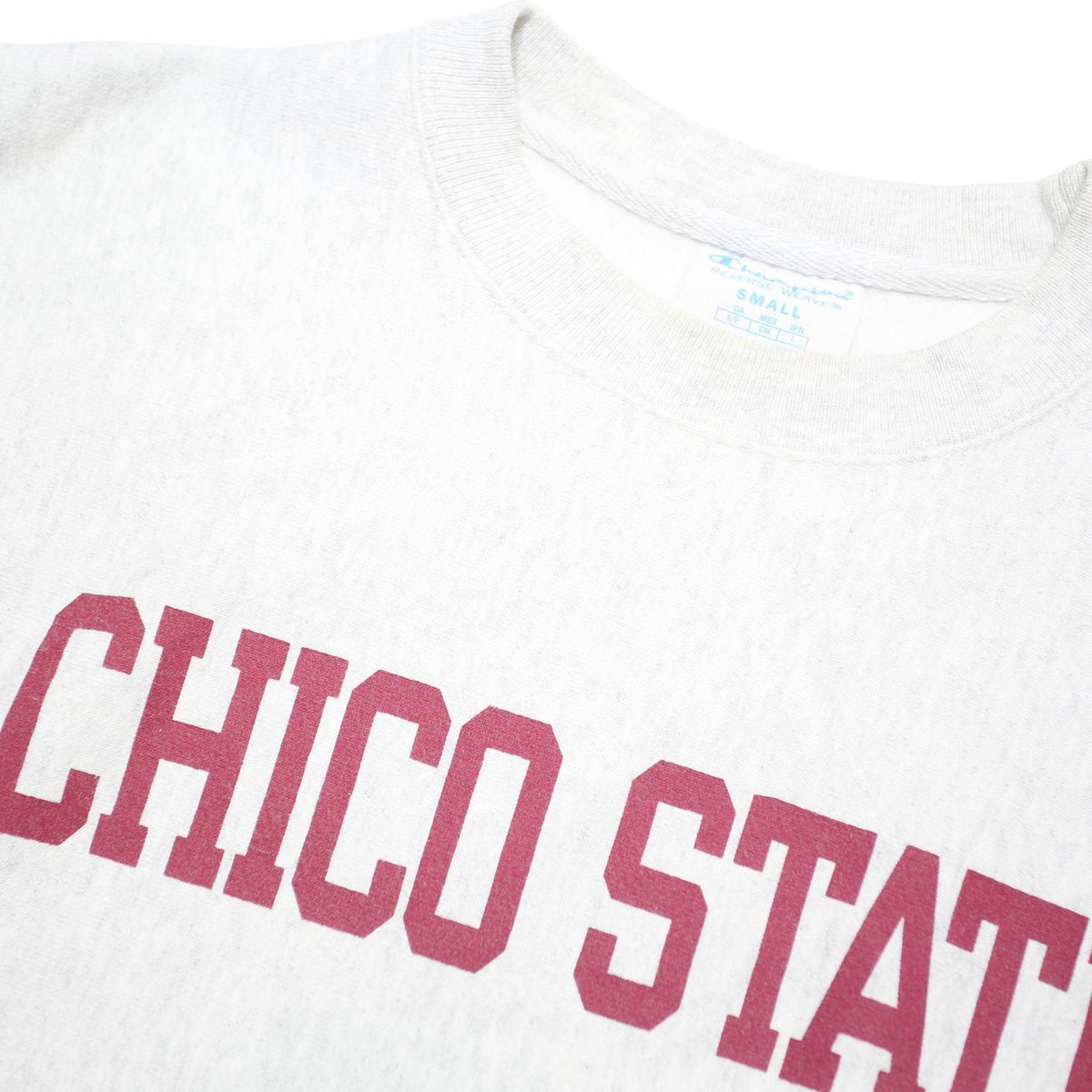 CHAMPION REVERSE WEAVE Mens Grey Chico State Crew Neck M Cotton Blend Sweatshirt