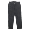 DICKIES Mens Cotton Black Regular Cargo Trousers W34 L30 Workwear Utility Zip
