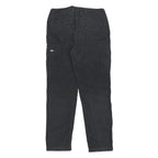 DICKIES Mens Cotton Black Regular Cargo Trousers W34 L30 Workwear Utility Zip