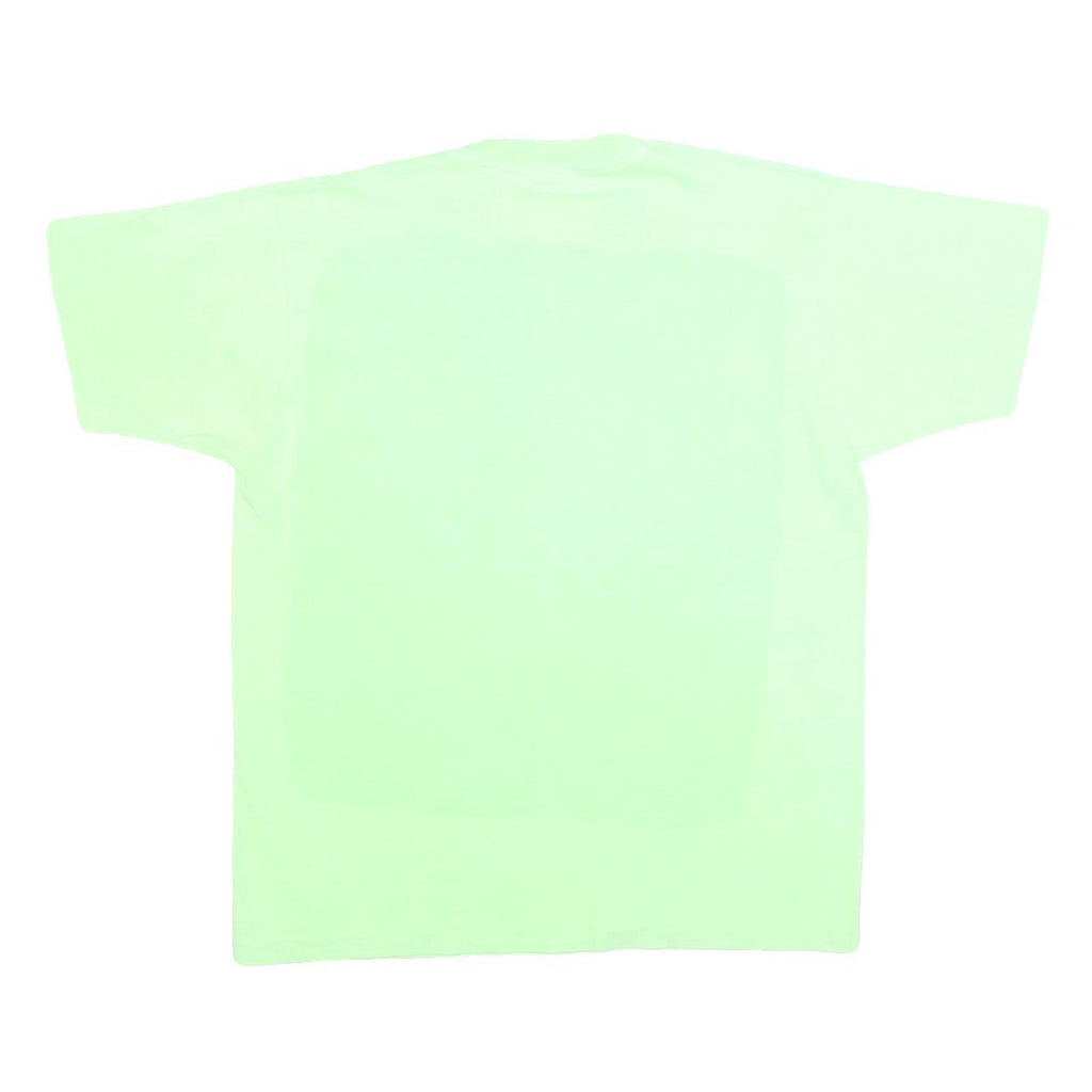 SCREEN STARS BEST Mens Green Zimmyville Beach Party Patrol Graphic T-Shirt XL