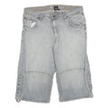 ALCW Mens Denim Blue Casual Shorts 3XL W37 Cotton Blend Relaxed Fit