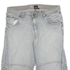 ALCW Mens Denim Blue Casual Shorts 3XL W37 Cotton Blend Relaxed Fit