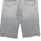 ALCW Mens Denim Blue Casual Shorts 3XL W37 Cotton Blend Relaxed Fit