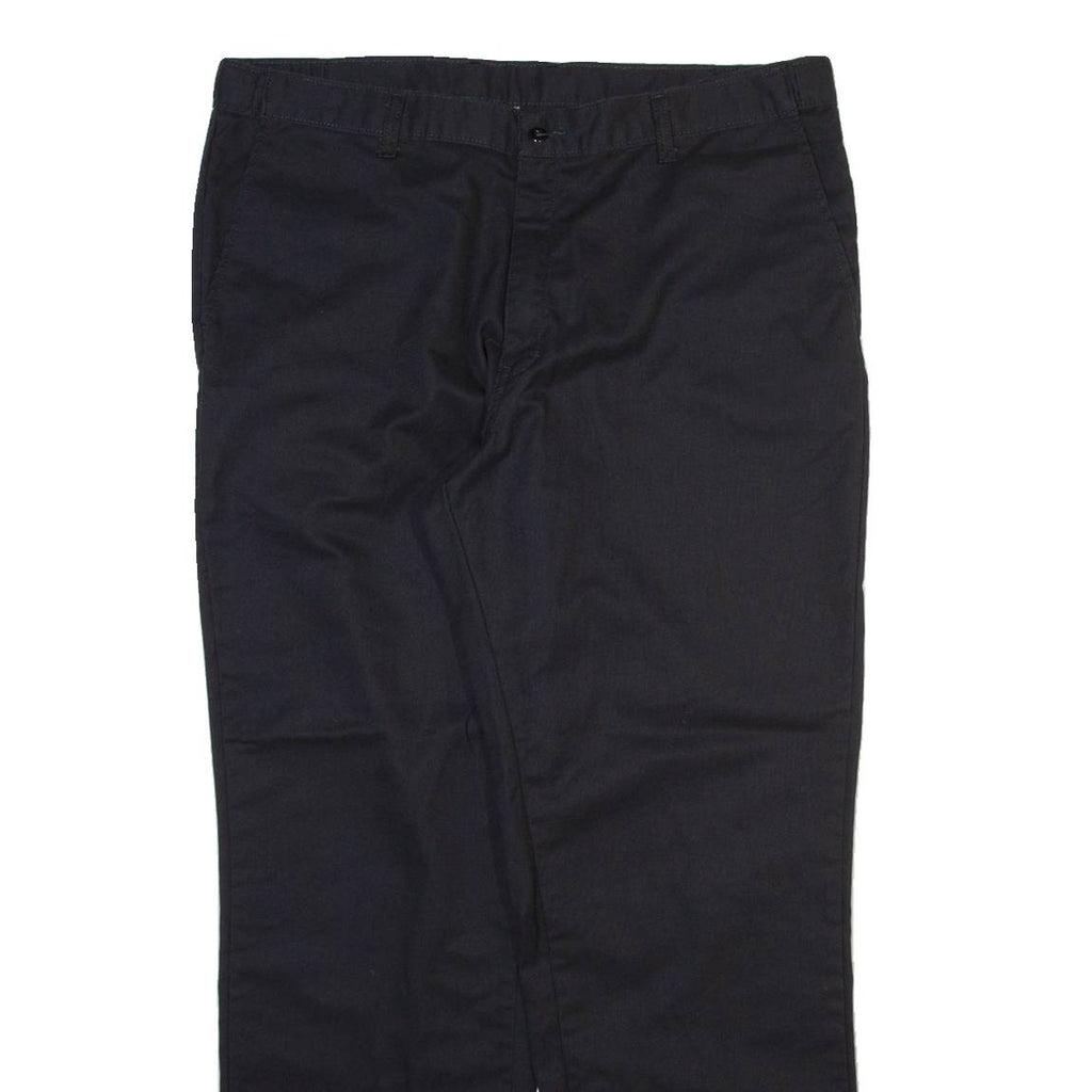 DICKIES Mens Trousers Black Regular Straight W38 L31