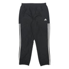 ADIDAS Mens Joggers Black & White Slim Tapered M W30 L28 Sports Casual Wear