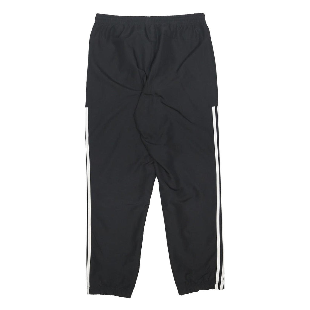 ADIDAS Mens Joggers Black & White Slim Tapered M W30 L28 Sports Casual Wear