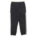 ADIDAS Mens Joggers Black & White Slim Tapered M W30 L28 Sports Casual Wear