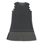 TED BAKER Womens Black & Cream Sleeveless Day Dress Polyester Blend M Ruffle