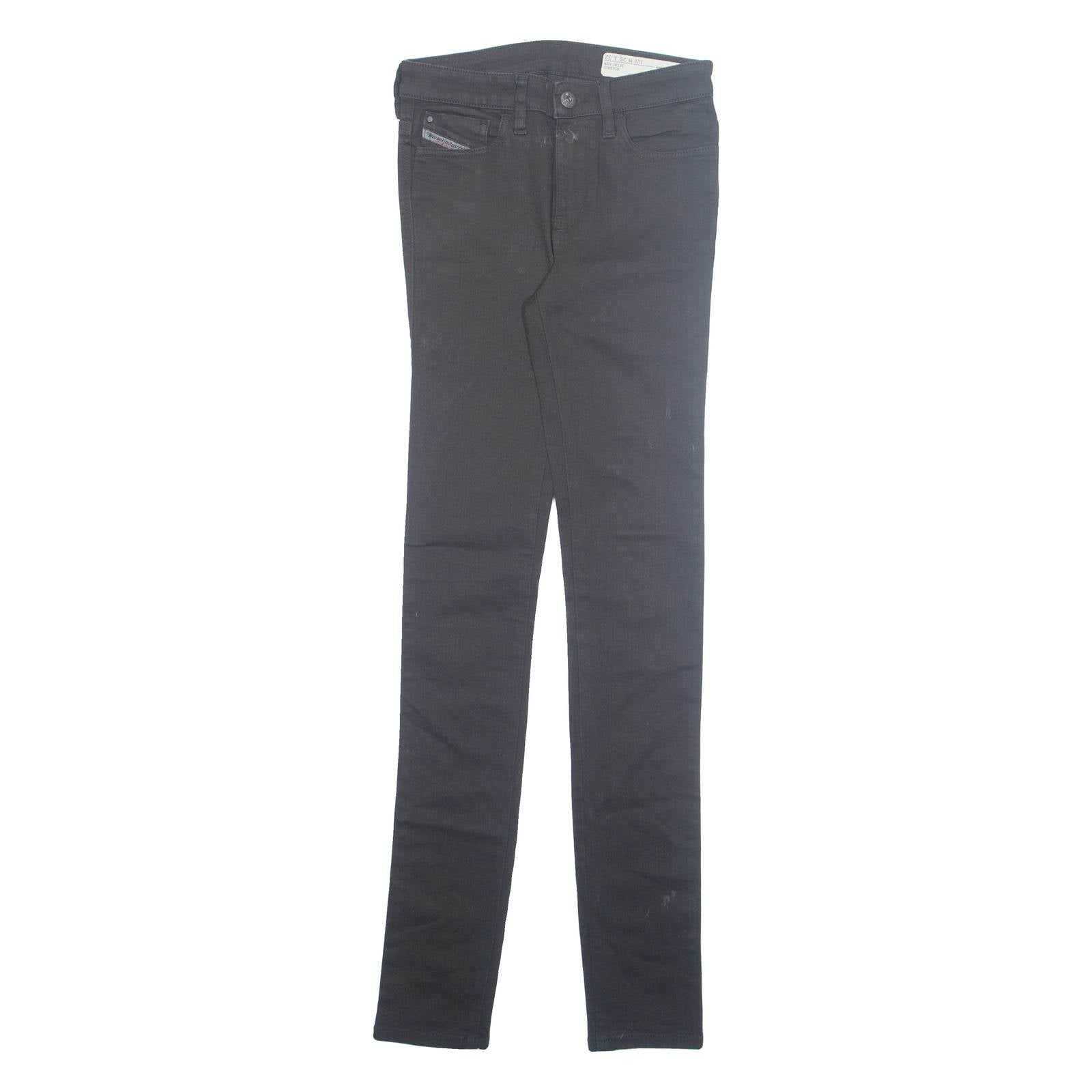 DIESEL Womens Jeans Black Regular Tapered W25 L32