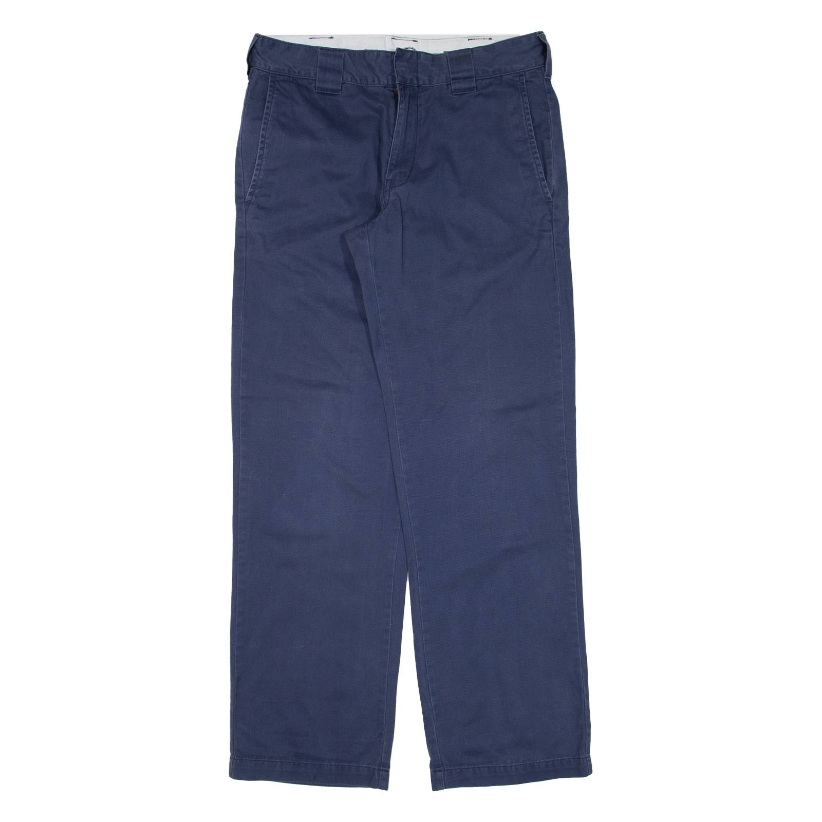 DICKIES Workwear Mens Trousers Blue Regular Straight W30 L32