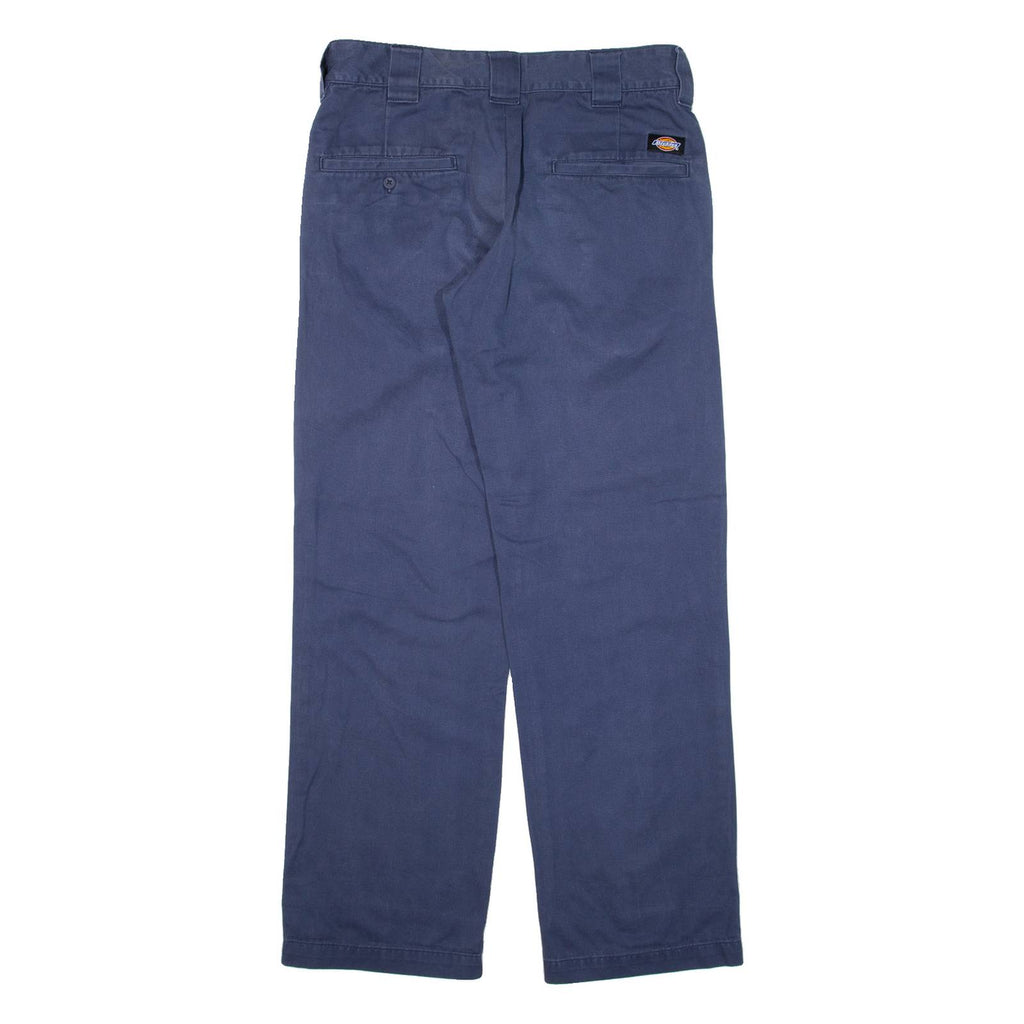 DICKIES Workwear Mens Trousers Blue Regular Straight W30 L32