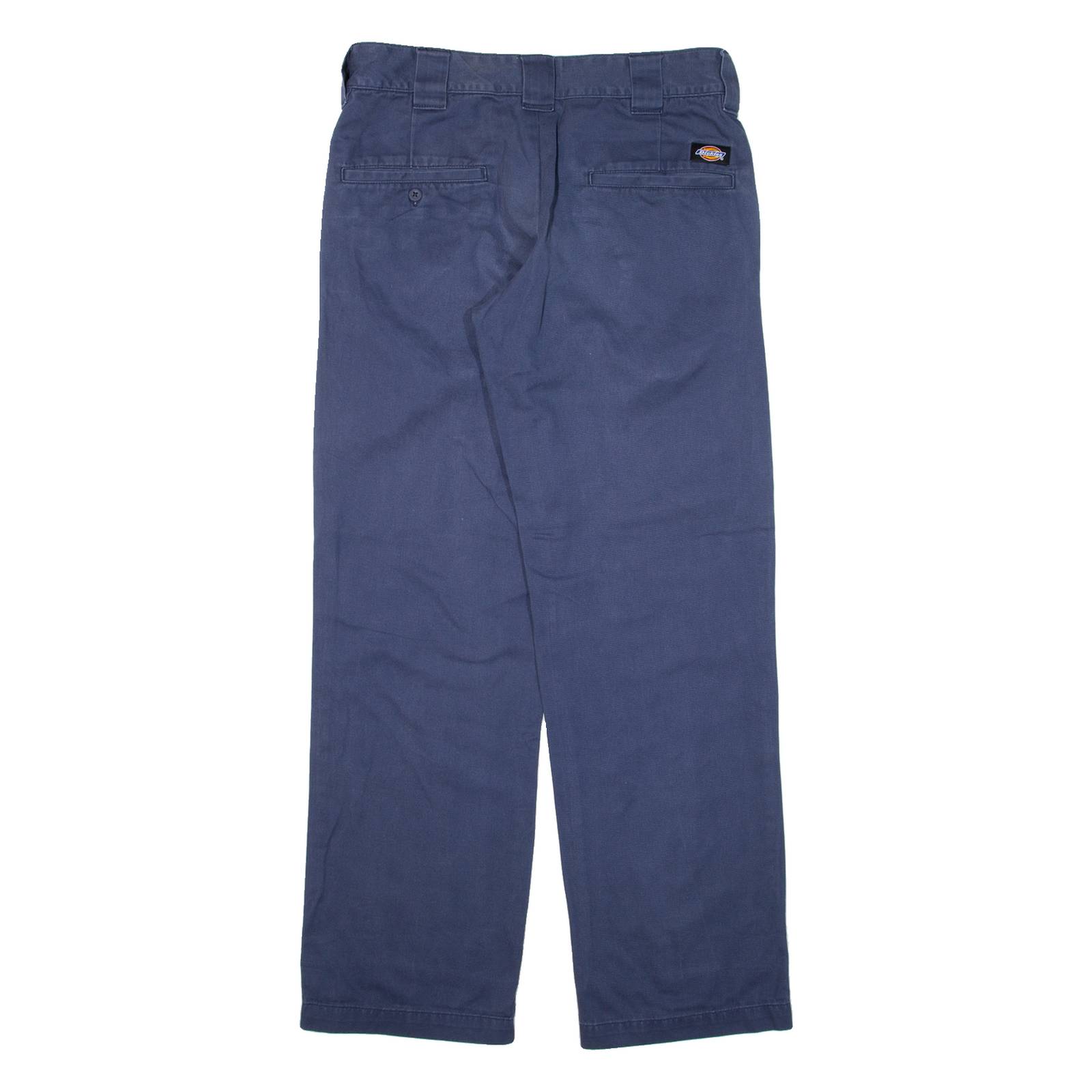 DICKIES Workwear Mens Trousers Blue Regular Straight W30 L32