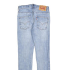 LEVI'S 512 Tapered Girls Jeans Blue Slim Denim Light W25 L27 Stylish Cotton