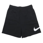 NIKE Mens Shorts Black Casual S W26 Cotton Blend Sport Logo Drawstring