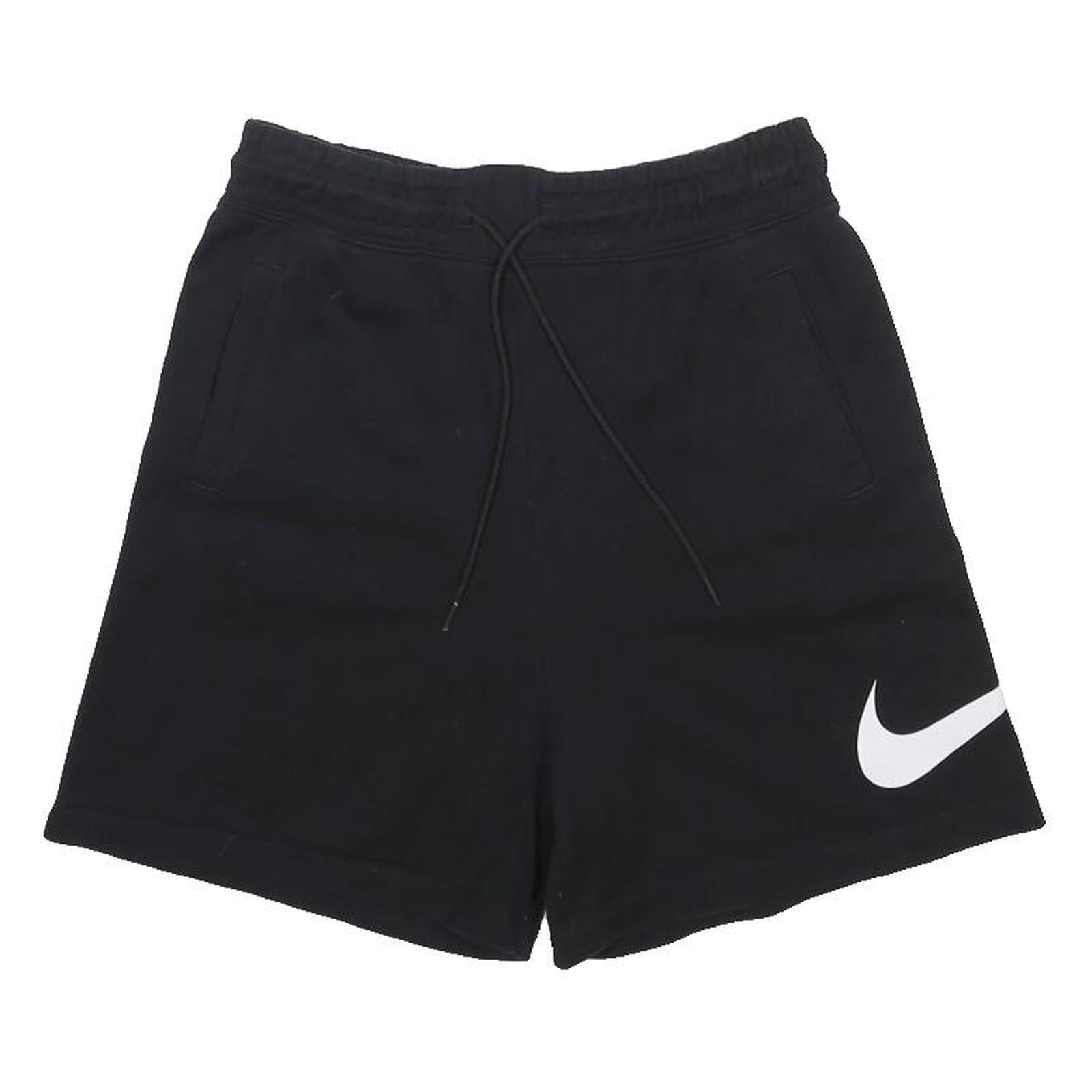 NIKE Mens Shorts Black Casual S W26 Cotton Blend Sport Logo Drawstring