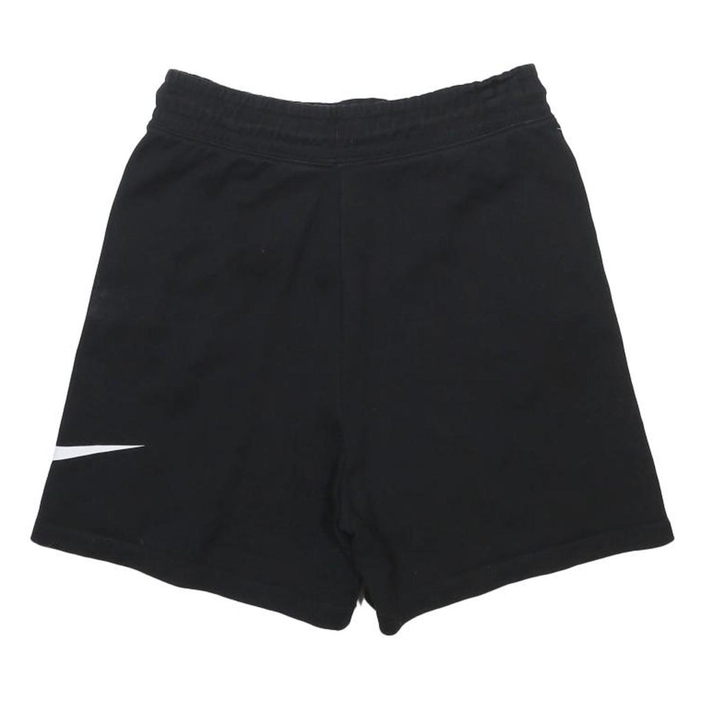 NIKE Mens Shorts Black Casual S W26 Cotton Blend Sport Logo Drawstring