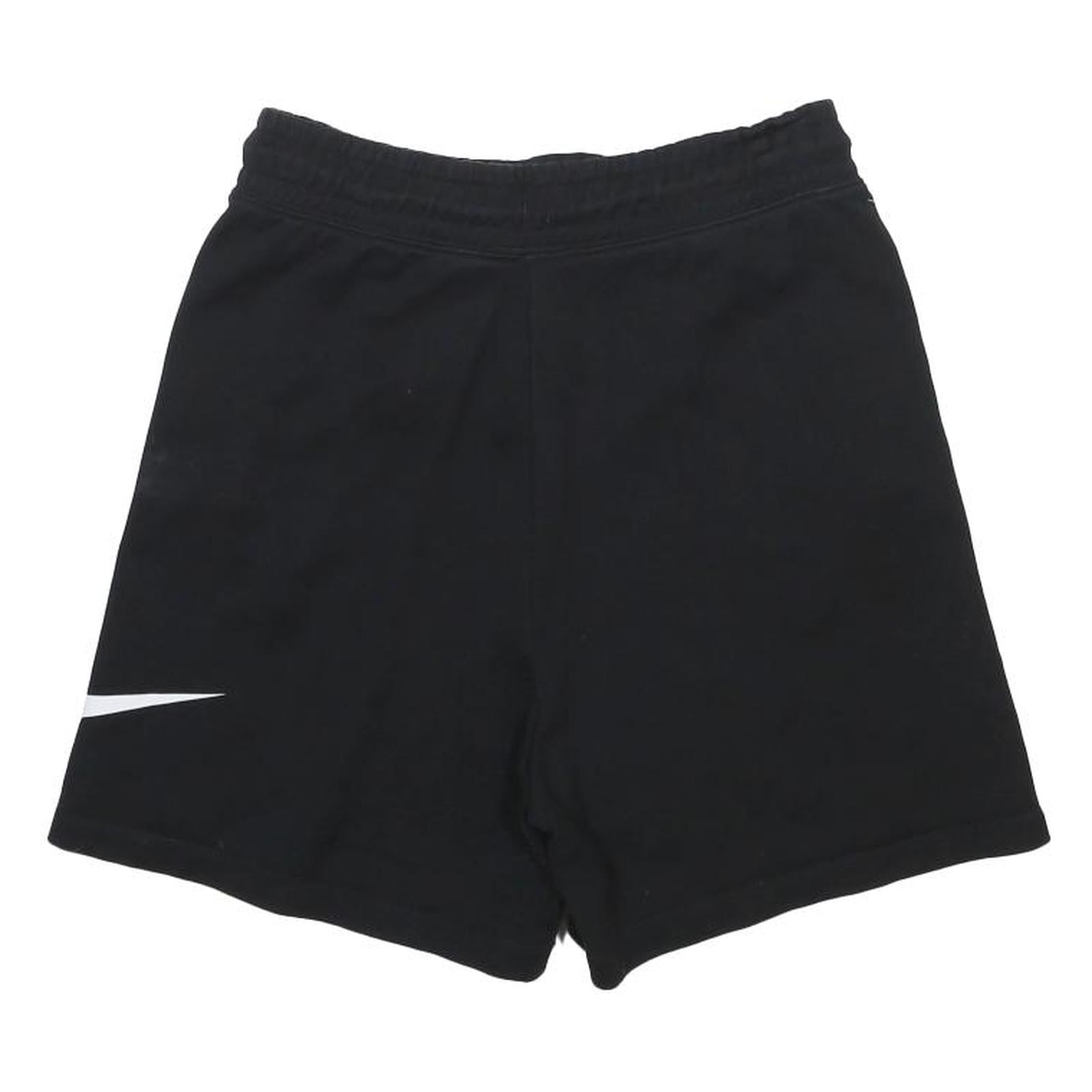 NIKE Mens Shorts Black Casual S W26 Cotton Blend Sport Logo Drawstring