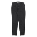 LEVI'S 311 Womens Slim Black Denim Jeans W28 L28 Stylish Zip Closure