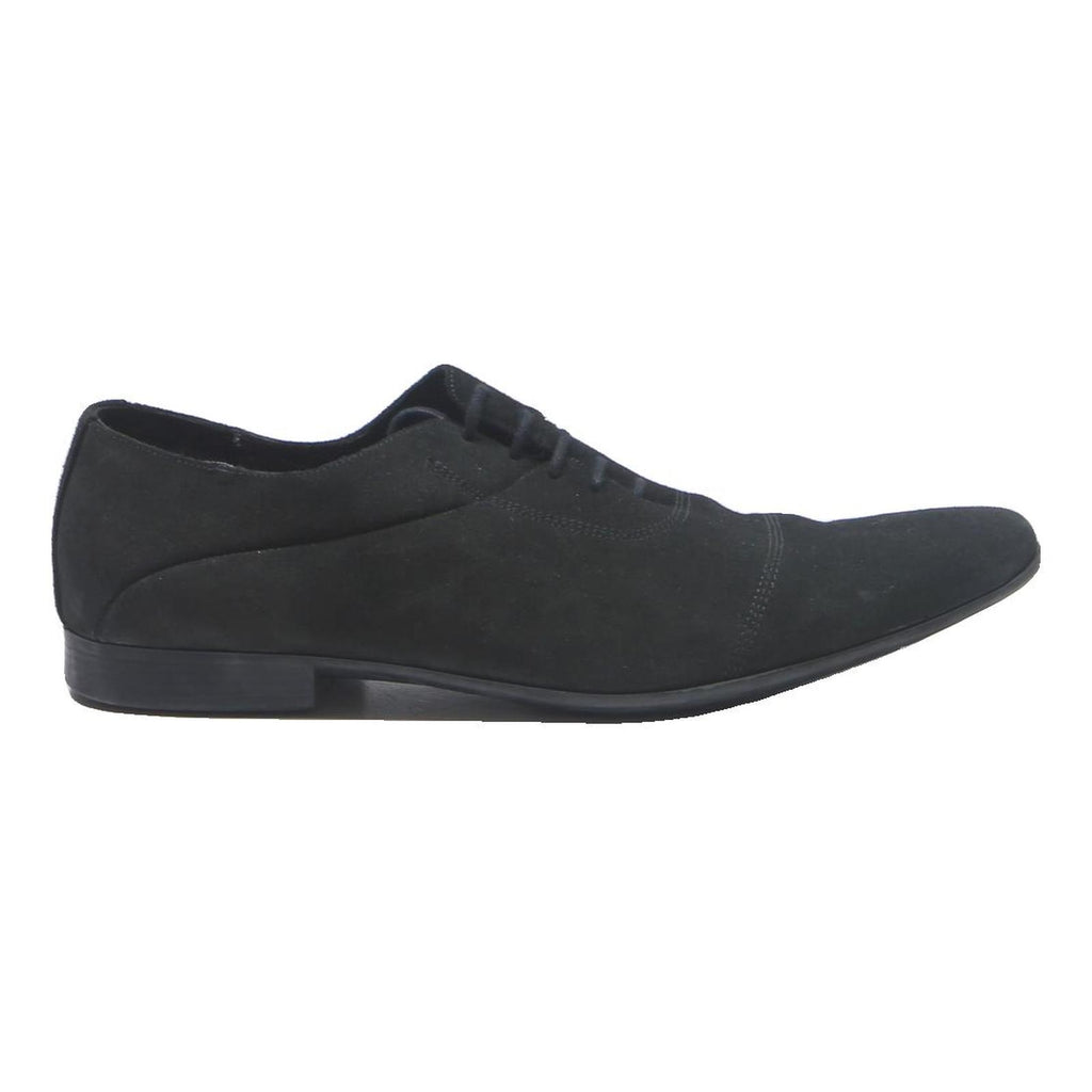 BATA Mens Black Leather Derby Shoes UK 10.5 Formal Smart Classic Footwear