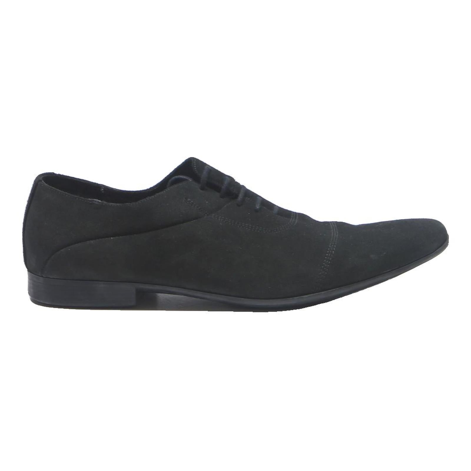 BATA Mens Black Leather Derby Shoes UK 10.5 Formal Smart Classic Footwear