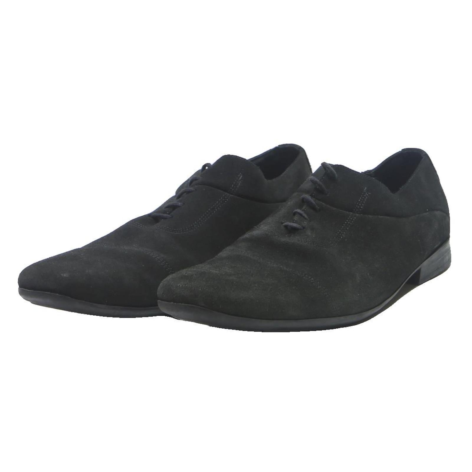 BATA Mens Black Leather Derby Shoes UK 10.5 Formal Smart Classic Footwear