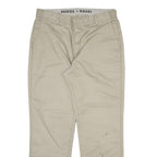 DICKIES Mens Trousers Beige Regular Straight W36 L32