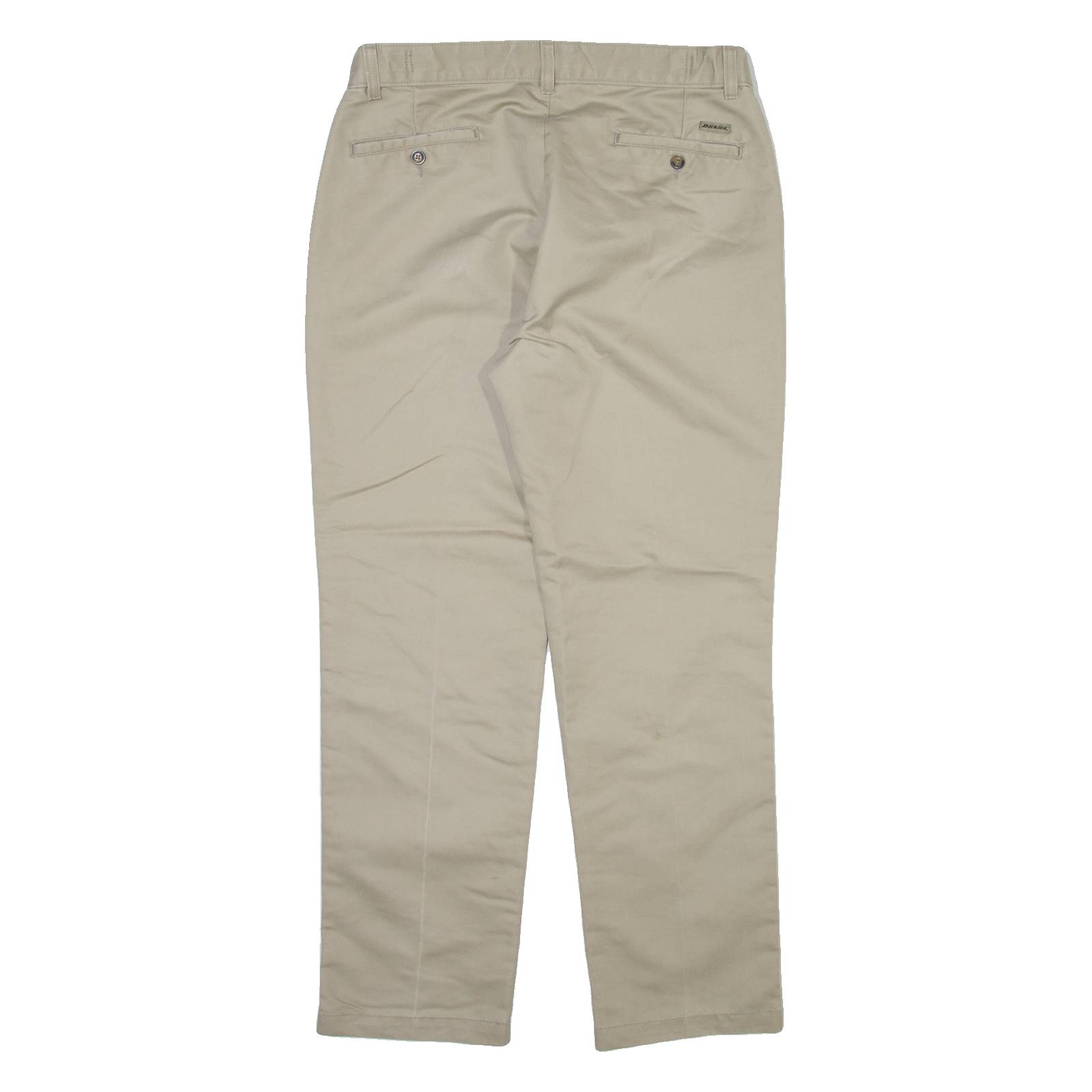 DICKIES Mens Trousers Beige Regular Straight W36 L32