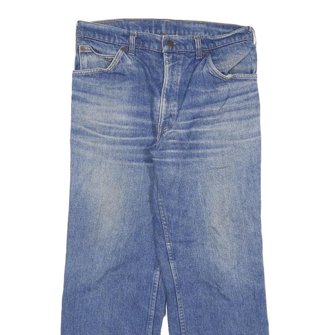 LEVI'S Mens Regular Blue Denim Jeans W30 L27 Zip Classic Relaxed Fit