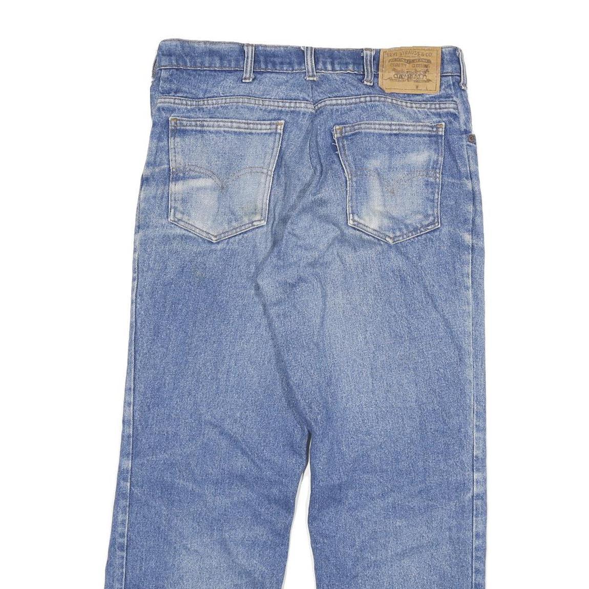 LEVI'S Mens Regular Blue Denim Jeans W30 L27 Zip Classic Relaxed Fit