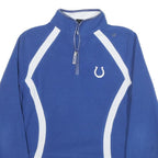 NFL Womens Blue & White Patterned Pullover Jumper Crew Neck Polyester Blend M