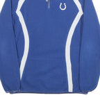 NFL Womens Blue & White Patterned Pullover Jumper Crew Neck Polyester Blend M