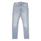 LEVI'S 512 BIG E Mens Jeans Blue Slim Skinny Denim Light W30 L32 Vintage Style