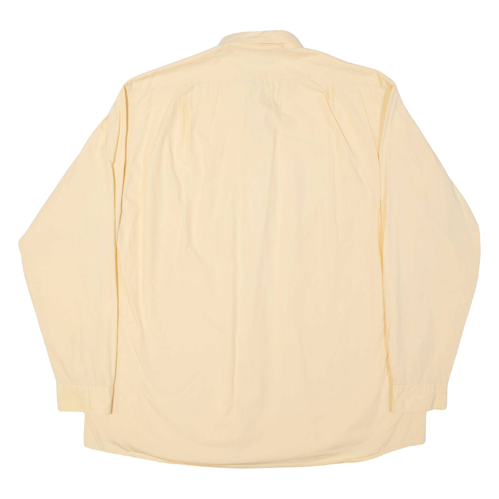 TOM Tailored Mens Plain Shirt Orange Long Sleeve L