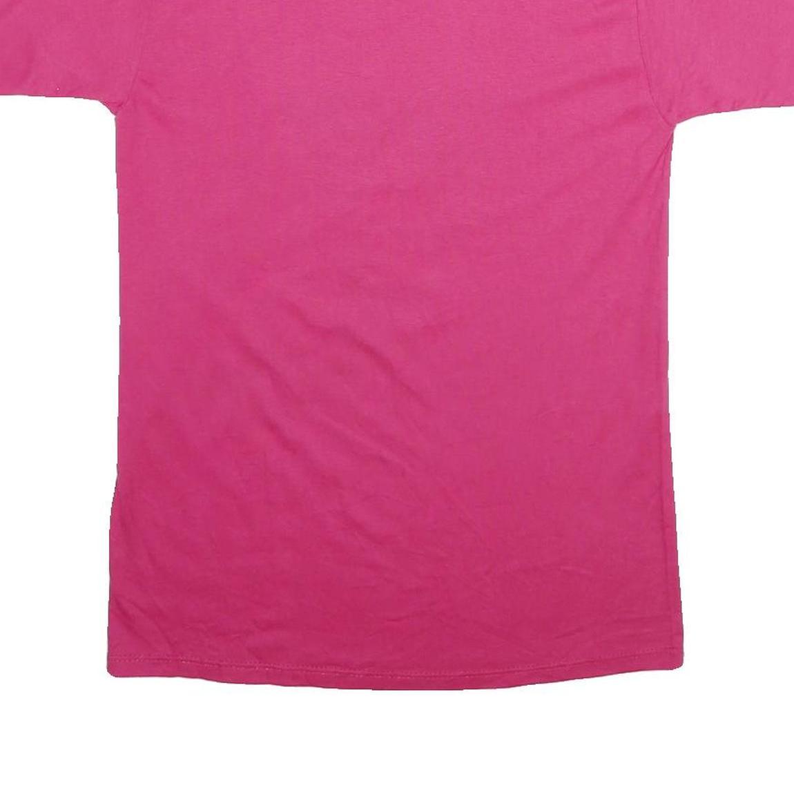 JERZEES Mens Pink Bloomsday Graphic T-Shirt M Short Sleeve Crew Neck Finisher