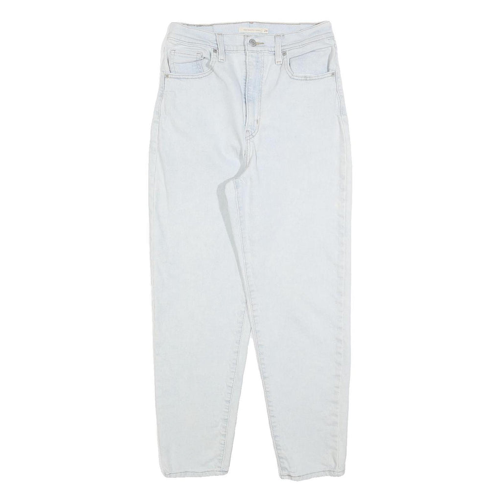 LEVI'S Womens Regular Fit Light Blue Denim Jeans W28 L27 Classic Zip Closure
