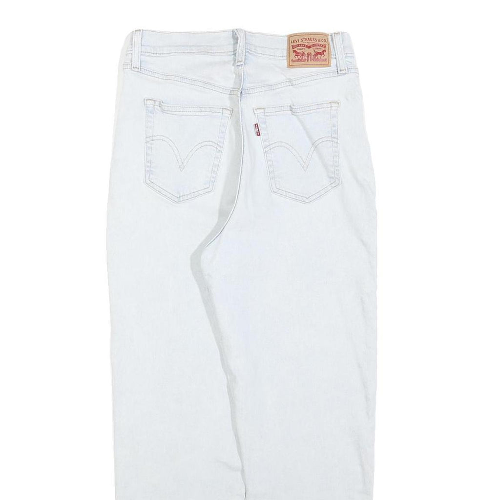 LEVI'S Womens Regular Fit Light Blue Denim Jeans W28 L27 Classic Zip Closure