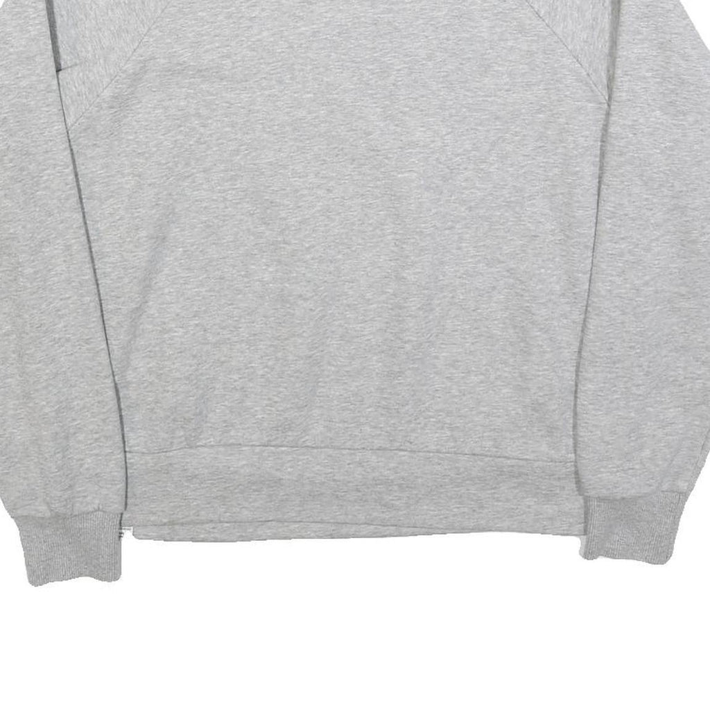 REEBOK Womens Grey Classic Crew Neck Sweatshirt S Cotton Blend Casual Pullover