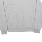 REEBOK Womens Grey Classic Crew Neck Sweatshirt S Cotton Blend Casual Pullover