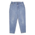LEE Womens Classic Blue Denim Jeans Zip W32 L30 Casual Straight Leg