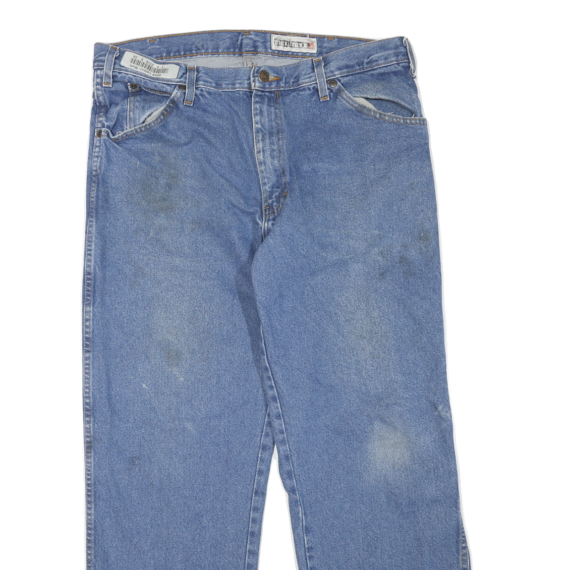 DICKIES Mens Regular Fit Blue Denim Jeans W34 L28 Zip Closure Casual Workwear