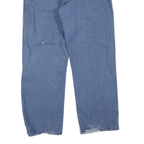 DICKIES Mens Regular Fit Blue Denim Jeans W34 L28 Zip Closure Casual Workwear